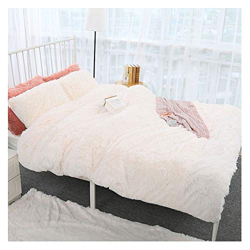 GELing Soft & Cosy Multifunktional Kuscheldecke Winter Plüsch Bettwäsche Flanell Flauschige Decke Tagesdecke für Sofa Bettdecke Beige 50 * 70cm von GELing