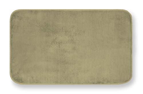 GEMITEX Teppich MERLINO 50X80 ULTRASSORBENT, Polyester, Taupe von GEMITEX