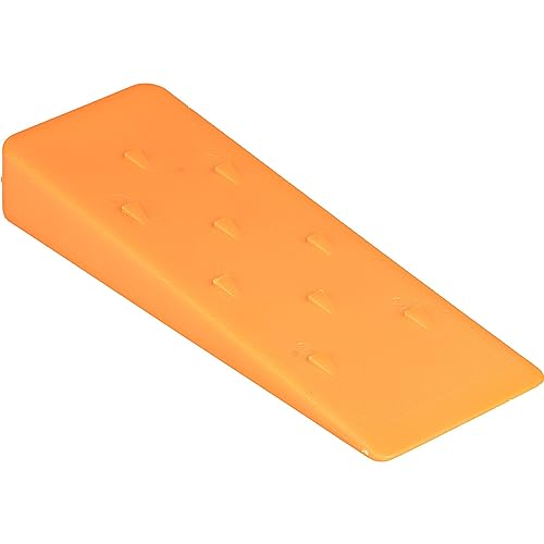 Germania Spaltkeil 200 mm aus Kunststoff orange - Fällkeil zum Holz spalten - Keil als Türstopper von GERMANIA Qualitätswerkzeuge