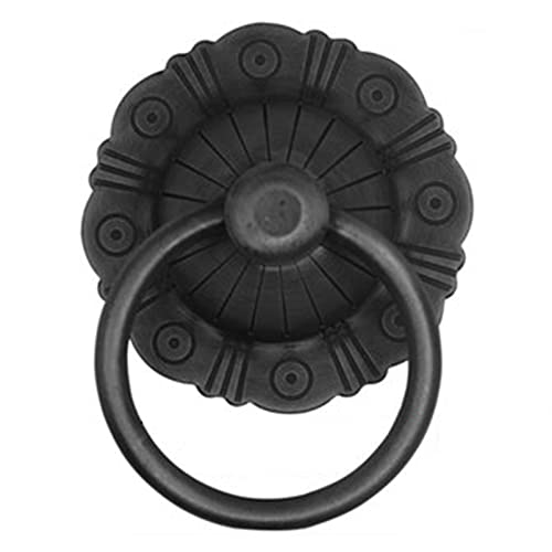 Das Labyrinth-Tor, Retro-Türklopfer – Blumenförmig, Anti-Haustürklopfer aus Bronze, Türgriff for Holzschränke(Black) von GETSTREE