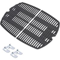 7645 38,9 x 27,3cm Grillrost Gusseisen Zubehör für Weber BabyQ Q200 Serie, Q220, Q2000 Q2400 Gasgrills, Grillteile Grillroste Ersatzteile für Weber von GFTIME