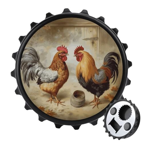 Huhn und Hahn Druck Magnetischer Flaschenöffner Bierflaschenöffner Bieröffner Flaschenöffner Flaschenöffner Magnet Lustiger Flaschenöffner Cooler Flaschenöffner Huhn und Hahn Druck Magnetischer Flaschenöffner Bierflaschenöffner Bieröffner Flaschenöffner Flaschenöffner Magnet Lustiger Flaschenöffner Cooler Flaschenöffner von GHENBLT