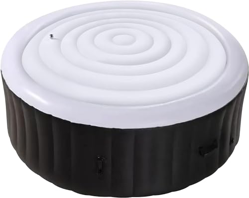 165cm Aufblasbare Abdeckung Whirlpool - Mspa Whirlpool Thermoabdeckung Rund -Thermoabdeckung für Whirlpools Outdoor Winterfest 6 Personen 165cm Aufblasbare Abdeckung Whirlpool - Mspa Whirlpool Thermoabdeckung Rund -Thermoabdeckung für Whirlpools Outdoor Winterfest 6 Personen von GIONAR