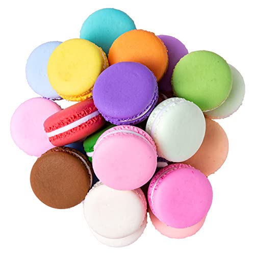 GIVBRO Künstliche Macarons Brot Fake Cake Simulation Dessert Modell für Fotografie Requisiten Bäckerei Hochzeit Dekoration, 10 Stück zufällig ausgewählt von GIVBRO