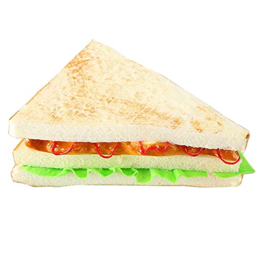 GIVBRO Künstliches Brot, künstliches Sandwich-Simulation, Lebensmittelmodell, lebensechte Heimdekoration für Fotografie, Requisiten, Küche, Hotel, Party-Dekoration von GIVBRO