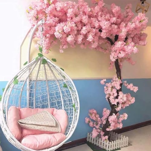 GJBMXSM Künstliche Kirschblütenbäume, Hellrosa Bogen Rosa Gefälschte Sakura-Blume, Indoor Outdoor Home Office Party Seidenblume Baum,Extended-1.5x1m von GJBMXSM