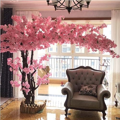 GJBMXSM Simulation Kirschbaum, herzförmiger Kirsch-Sakura-Baum, romantische japanische Kirschblütenbaum-Dekoration, rosa künstlicher Kirschblütenbaum,1.8x1.5m von GJBMXSM