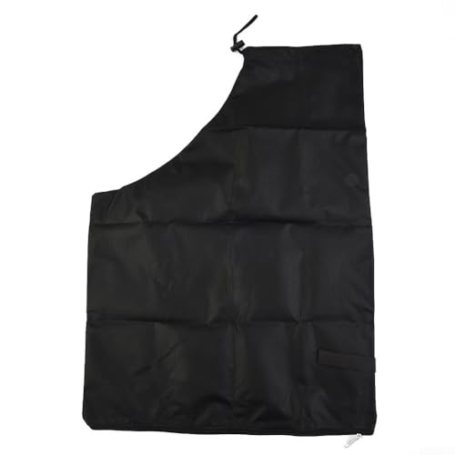 Rasenmäher Grasbeutel, Laubsammelsack mit 600D Laubbläser Oxford-Tuch für einen Umfang von 35 cm macht die Tasche kompatibel (schwarz) von GLOBALHUT