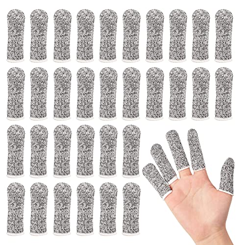 GLOBLELAND 60 PCS Cut Resistant Finger Cots Wiederverwendbare Finger Covers Finger Cots für Küche Home Work Skulptur Supplies von GLOBLELAND