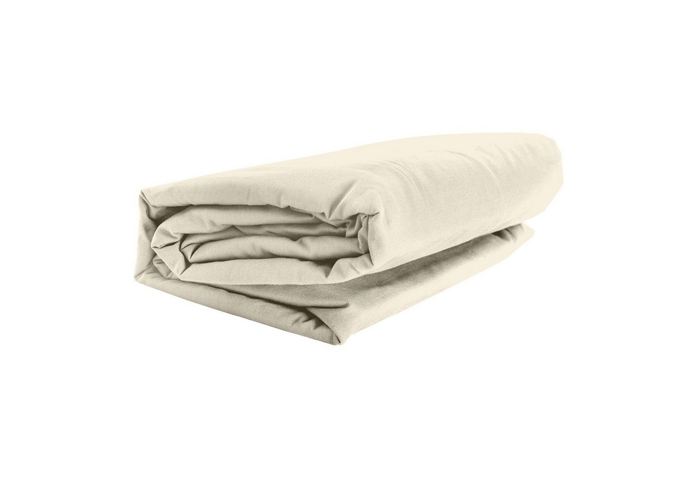 Spannbettlaken FULL ELASTAN, GMD Living, Jersey-Elasthan, Gummizug: rundum, (1 Stück), natur, 90-100 x 200-220 cm, 92 % Baumwolle und 8 % Elastan von GMD Living