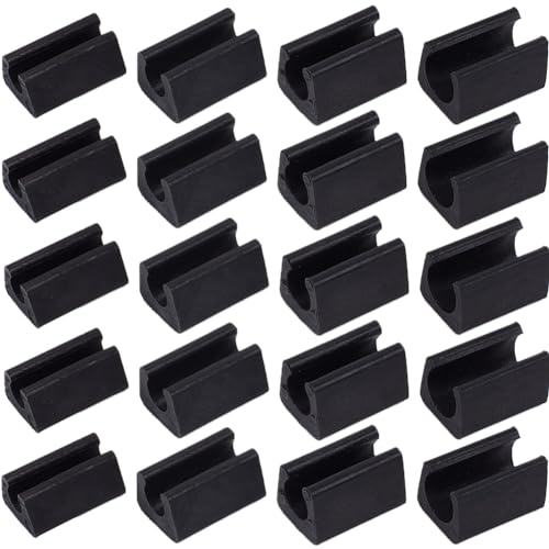 GORGECRAFT 40Stk 4 Größen Stuhlbeinschutz Rechteckige Form Stuhlbein-Clips Abdeckung Kunststoff Möbelfuß Bodengleiter Schlauchkappen Schutz Schwarz rutschfeste U-Förmige Schlauchkappenabdeckungen GORGECRAFT 40Stk 4 Größen Stuhlbeinschutz Rechteckige Form Stuhlbein-Clips Abdeckung Kunststoff Möbelfuß Bodengleiter Schlauchkappen Schutz Schwarz rutschfeste U-Förmige Schlauchkappenabdeckungen von GORGECRAFT