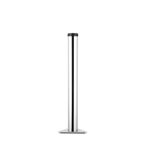 GORVIC 1 Stück Metall Tischbeine,Durchmesser 60 mm,Höhenverstellbare Möbelfüße,Edelstahl Stützfüsse,für Frühstückstisch,Arbeitsplatten,Benutzerdefinierte Höhe,mit Schrauben (40cm,Silver-B) von GORVIC