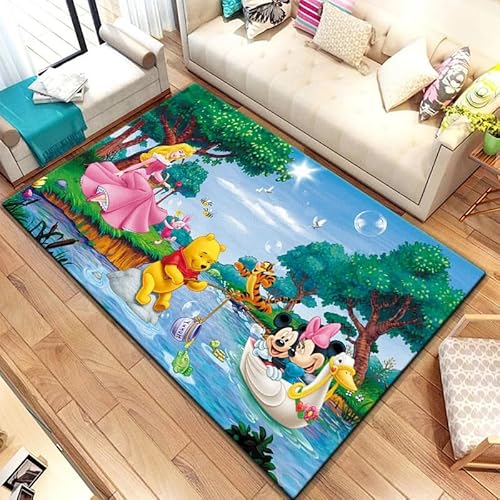 GOUDAQU Anime S-Sonic-C Igeldruck Großflächiger Teppich Für Wohnzimmer Schlafzimmer Sofa Dekoration Boden Anti Rutschmatte Geschenke 100X160Cm von GOUDAQU
