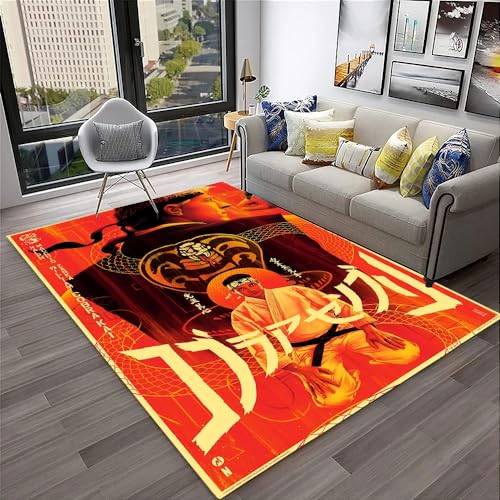 GOUDAQU Karate Hd Teppich Teppich Für Familie Wohnzimmer Schlafzimmer Sofa Türmatte Dekoration, Jungen Spielbereich Teppich rutschfeste Bodenmatte 60X90Cm von GOUDAQU