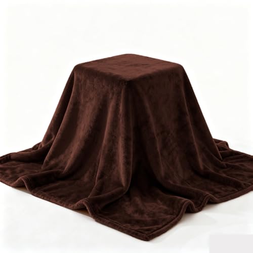 GOUTUI Flanell Decke 80 x 100 cm Weich & Waschbar Kuscheldecke Fleecedecke Falten Beständig/Anti-Verfärben für Sofa/Couch Und Tagesdecke, braun GOUTUI Flanell Decke 80 x 100 cm Weich & Waschbar Kuscheldecke Fleecedecke Falten Beständig/Anti-Verfärben für Sofa/Couch Und Tagesdecke, braun von GOUTUI
