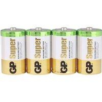 GP Batteries Super Mono (D)-Batterie Alkali-Mangan 1.5V 4St. von GP Batteries
