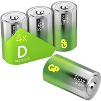 Gp Batteries - Super Mono (D)-Batterie Alkali-Mangan 1.5 v 4 St. von GP Batteries
