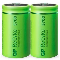 2 GP Akkus ReCyko+ Mono D 5.700 mAh von GP