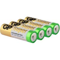 4 GP Batterien SUPER Mignon AA 1,5 V von GP