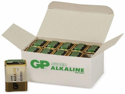 GP Batteries Super 9V Block-Batterie Alkali-Mangan 9V 10St. von GP