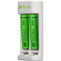 Battery Recyko E211 USB-Ladegerät mit 2 x 1,5V Mini Stilo aaa NiMH 850mAh Akkus enthalten - GP von GP