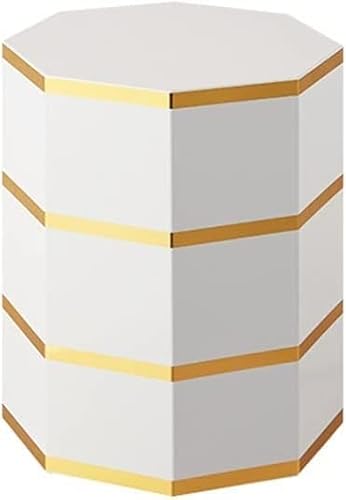 GPECTIFO Schuhregal aus Metall, drehbarer Schuhschrank, vertikal, rund, Schuhregal, einfach und modern, for den Eingang (Größe: 50 * 13,8 Zoll) (Color : 3 Floors, Size : Gold) von GPECTIFO