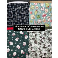 Meerschweinchen Weihnachten - Skinny Pig Holiday Kuschelsack von GPSnuggleSacks