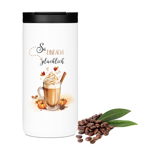 GRAZDesign Thermobecher mit Namen personalisiert mit Spruch Geschenk Weihnachten, Kaffeebecher to go Edelstahl Thermos 400ml von GRAZDesign