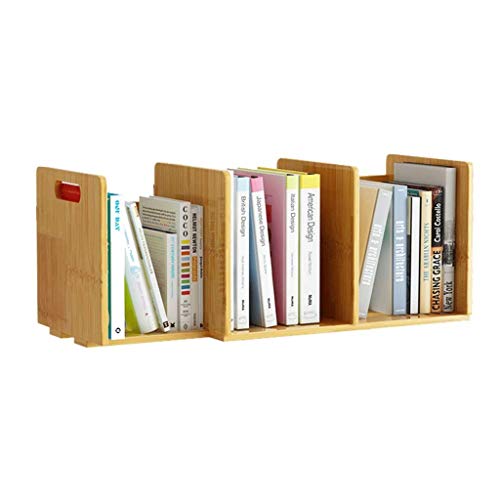 GRFIT Bücherregal Breitenverstellbares Desktop-Bücherregal, ausziehbares Desktop-Bücherregal, Desktop-Aufbewahrungsregal, Bücherregal for Zuhause, Büro, Schule Aufbewahrungsregal (Color : A) von GRFIT
