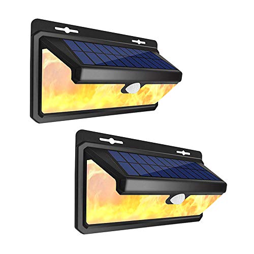 GRIFEMA DG1004-158, Solarleuchte für Außen 158 LED, Flamme Solarlampen mit Bewegungsmelder, 2 Stück GRIFEMA DG1004-158, Solarleuchte für Außen 158 LED, Flamme Solarlampen mit Bewegungsmelder, 2 Stück von GRIFEMA