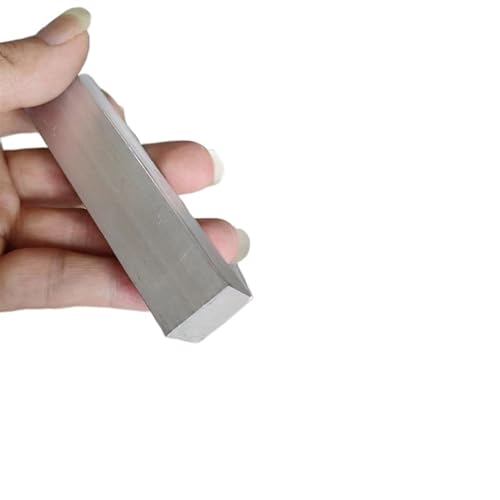 Aluminium-Metall 8 mm dicke Aluminium-Flachstange, 6061 Aluminiumblechlatte, DIY-Material, Modell, Breite 8 mm bis 200 mm, Länge 49 cm dekorativ biegbar(Size:8x70x490mm 1pc) von GTPBAO