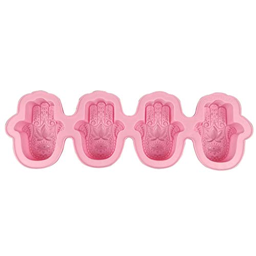 GUMEI Lotus Hamsa Hand Epoxidharz Silikonform Hand von Fatima Candle Soap Moulds Tool von GUMEI