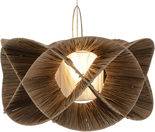 GURU SHOP Deckenlampe/Deckenleuchte, in Bali Handgemacht aus Naturmaterial - Modell Waimea 60cm, Bambus, 35x60x60 cm, Hängeleuchten aus Natürlichen Materialien von GURU SHOP