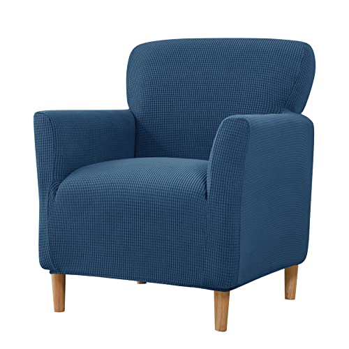 GYHH Sofa Überwürfe Sofabezug, Sofahusse Sofa Abdeckung Hussen Wannensesselhussen | Accent Stuhlhussen Mit Armlehnen | Lounge Tub Sessel Stuhl Schonbezug (14# Royal Blue) von GYHH