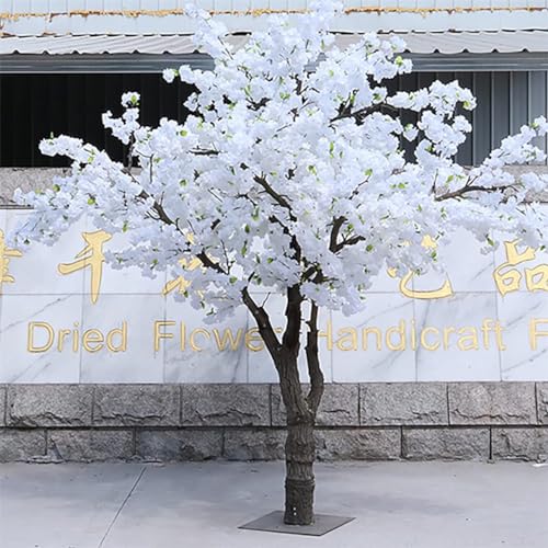 Künstlicher Kirschblütenbaum für drinnen und draußen, Party, Restaurant – handgefertigte künstliche Seidenblumen-Dekoration – realistische künstliche Blumen von Garden Plants,Round-1.2x0.8m von GYQSSD