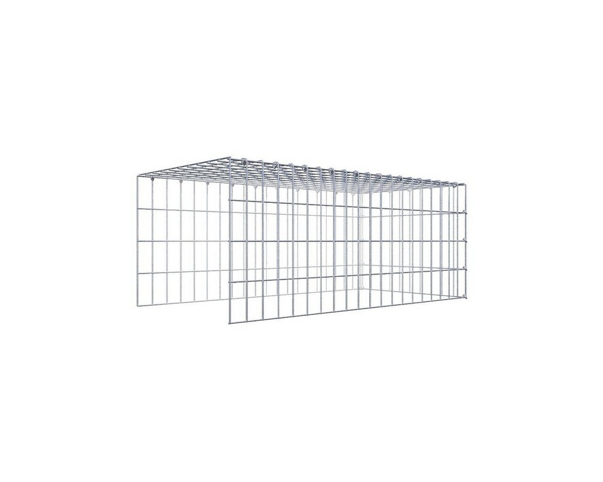 Gabiona Gabionenzaun Anbaugabione Typ 4 100 cm x 40 cm x 50 cm (L x H x T), Maschenweite 5, (Anbaugabione Typ 4 100 cm x 40 cm x 50 cm (L x H x T), Maschenweite 5 cm x 10 cm, C-Ring, 4 mm) Gabiona Gabionenzaun Anbaugabione Typ 4 100 cm x 40 cm x 50 cm (L x H x T), Maschenweite 5, (Anbaugabione Typ 4 100 cm x 40 cm x 50 cm (L x H x T), Maschenweite 5 cm x 10 cm, C-Ring, 4 mm) von Gabiona
