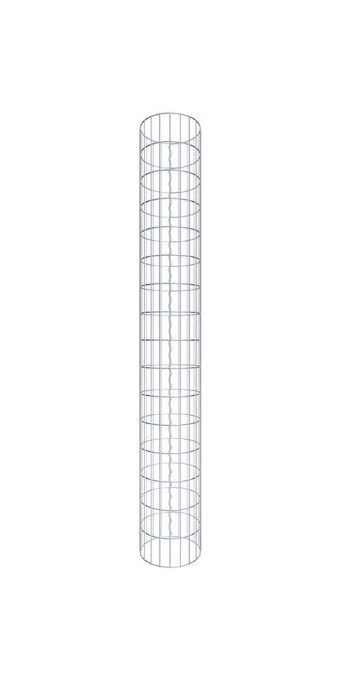 Gabiona Steinsäule Gabionensäule rund 32 cm Durchmesser, 160 cm Höhe, Maschenweite 5 cm, (Gabionensäule rund 32 cm Durchmesser, 160 cm Höhe, Maschenweite 5 cm x 10 cm, 4 mm) Gabiona Steinsäule Gabionensäule rund 32 cm Durchmesser, 160 cm Höhe, Maschenweite 5 cm, (Gabionensäule rund 32 cm Durchmesser, 160 cm Höhe, Maschenweite 5 cm x 10 cm, 4 mm) von Gabiona