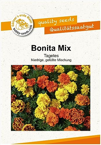 Blumensamen Bonita Mix Tagetes Portion von Gärtner's erste Wahl! bobby-seeds.com