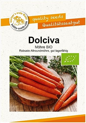 BIO-Möhrensamen Dolciva Portion von Gärtner's erste Wahl! bobby-seeds.com