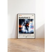 Battlefield 3 Poster, Gaming Room Wandposter, Print, Gamer Geschenk, Videospiel Wandkunst von GamePrintsNordic