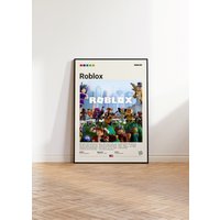 Roblox Poster, Gaming Room Wandposter, Print, Gamer Geschenk, Videospiel Wandkunst von GamePrintsNordic