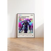 The Legend Of Zelda Majoras Maske Poster, Breath Of The Wild Spielzimmer Gaming Wandposter, Print, Gamer Geschenk von GamePrintsNordic