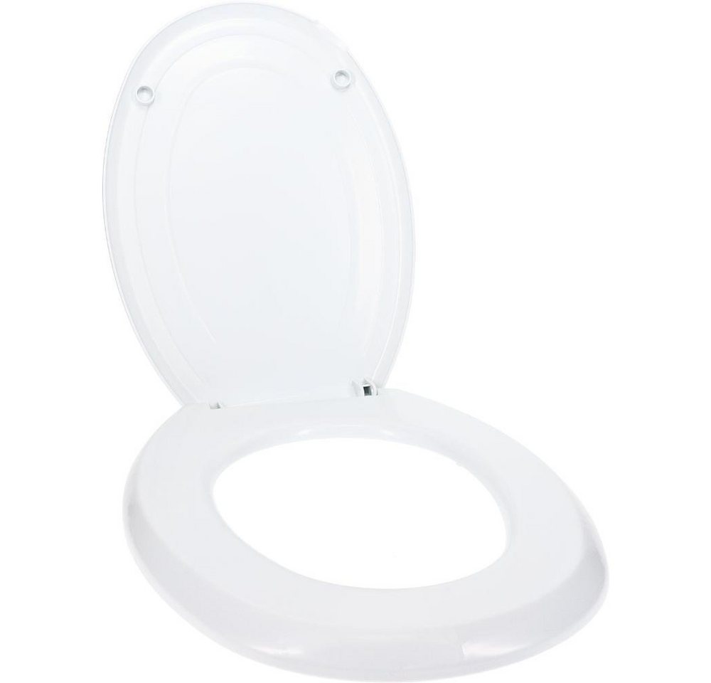 GarPet WC-Sitz Universal Toilettendeckel weiß Klodeckel Klobrille Wc Toiletten Sitz von GarPet