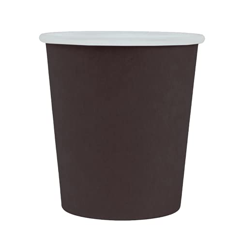 50 Stück - kleine Gläser 120 ml 210 + 18 Pe G/M2 Ø6,15/4,5 x 6,5 cm Schwarz Karton von García de Pou