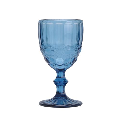 Garcia de Pou Weingläser, Vintage-Design, 260 ml, Ø8 x 15,5 cm, Blau, Glas von Garcia de Pou