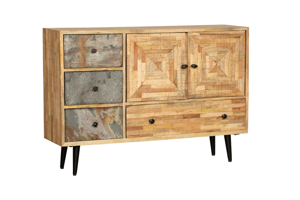 Garden Pleasure Sideboard Yamuna braun 117 x 31 x 80 cm von Garden Pleasure