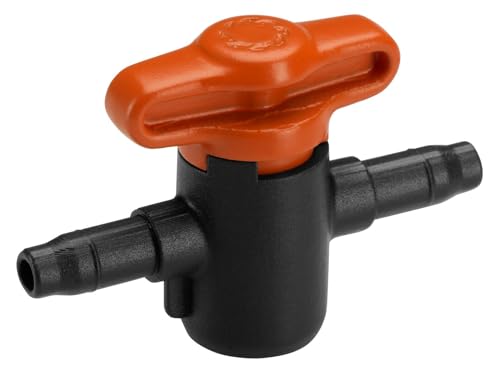 Gardena Micro-Drip-System Absperrventil, 4,6 mm (3/16 Zoll): Zur Regulierung oder Absperrung einzelner Rohrstränge, stufenlos einstellbar, Inhalt: 2 Stück (13217-20) von Gardena