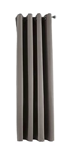Gardinenbox Vorhang Blickdicht »Newyork« Taupe HxB 160x140 cm 1er-Pack Thermo-Gardine Verdunkelungsvorhang Blackout Ösen schalldämmend ÖKOTEX UV-Schutz Raffhalter, 201920600 Gardinenbox Vorhang Blickdicht »Newyork« Taupe HxB 160x140 cm 1er-Pack Thermo-Gardine Verdunkelungsvorhang Blackout Ösen schalldämmend ÖKOTEX UV-Schutz Raffhalter, 201920600 von Gardinenbox