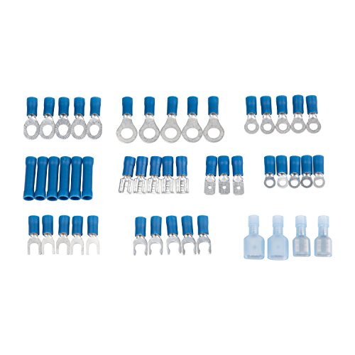 Gardner Bender 10–113 Flachstecker, 16–14 AWG, Bolzengröße 4–6, Blau, 100 Stück, TK-1614 von Gardner Bender