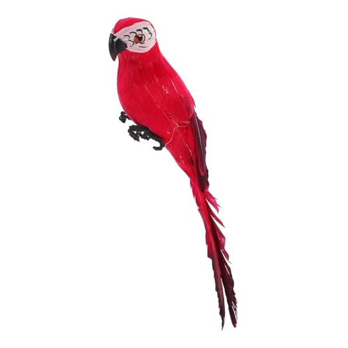 Garneck Papagei Figur Künstliche Schaum Feder Vögel Rot Papagei Lebensecht Tier Modell Balkon Zaun Baum Hof Terrasse Garten Fenster Dekoration Festival Geburtstag Weihnachten Geschenk Garneck Papagei Figur Künstliche Schaum Feder Vögel Rot Papagei Lebensecht Tier Modell Balkon Zaun Baum Hof Terrasse Garten Fenster Dekoration Festival Geburtstag Weihnachten Geschenk von Garneck